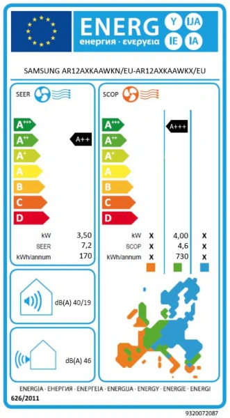 Samsung Pure Wind-Free AR12CXKAAWKNEU/X Wandklimageräte Set - 3,50 kW