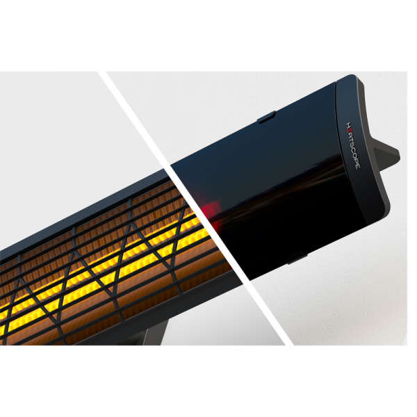 HEATSCOPE Pure Plus Heizstrahler Schwarz - 3000 Watt