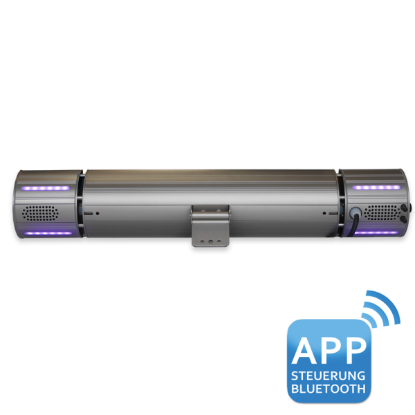 Appino Beatzz Grau Infrarotstrahler - 2000 Watt