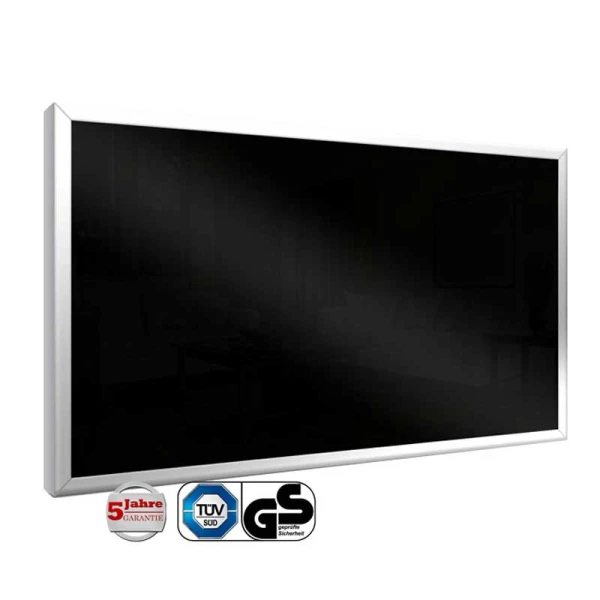 Infranomic Glasheizung in Schwarz oder Weiß von 210 bis 1400 Watt