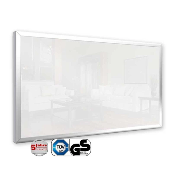 Infranomic Glasheizung in Schwarz oder Weiß von 210 bis 1400 Watt