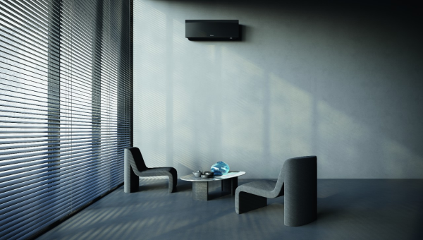 Daikin Emura 3 Wandklimageräte Set in Mattschwarz
