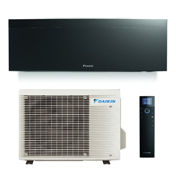 Daikin Emura 3 Wandklimageräte Set in Mattschwarz