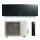 Daikin Emura 3 Wandklimageräte Set in Mattschwarz